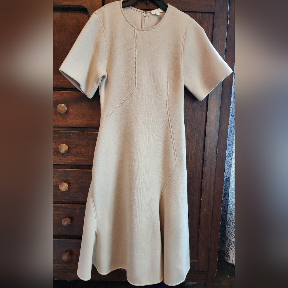 COS Beige Midi Dress